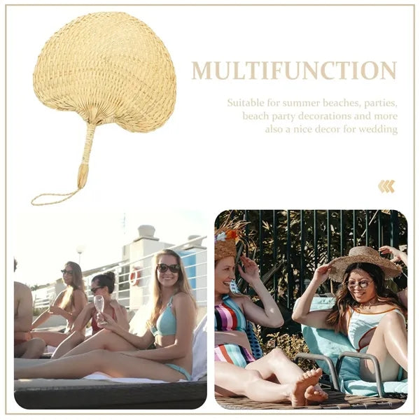 Eco-Friendly Lightweight Handwoven Bamboo Handheld Fan