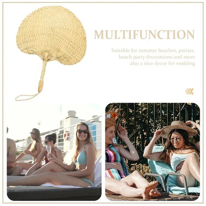 Eco-Friendly Lightweight Handwoven Bamboo Handheld Fan