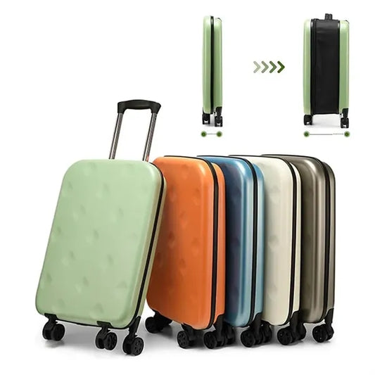 24" Foldable Trolley Suitcase with Universal Wheels