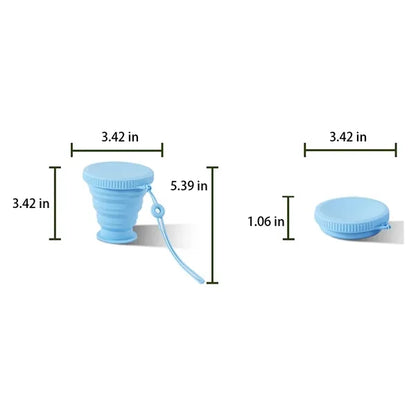 6-oz Collapsible Eco-Friendly Compact Silicone Travel Cup