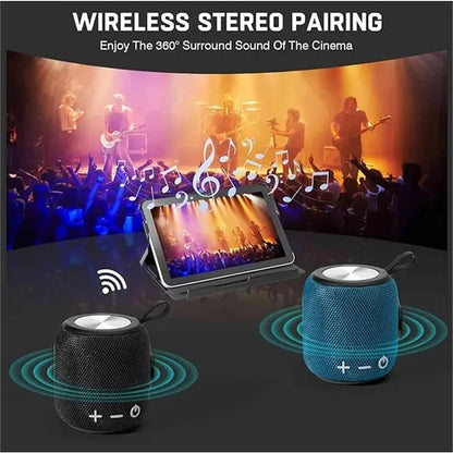 Powerful Stereo Sound Waterproof Speaker Dual Pairing