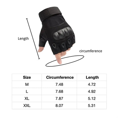 Multipurpose Outdoor Protection Tactical Half Finger Gloves