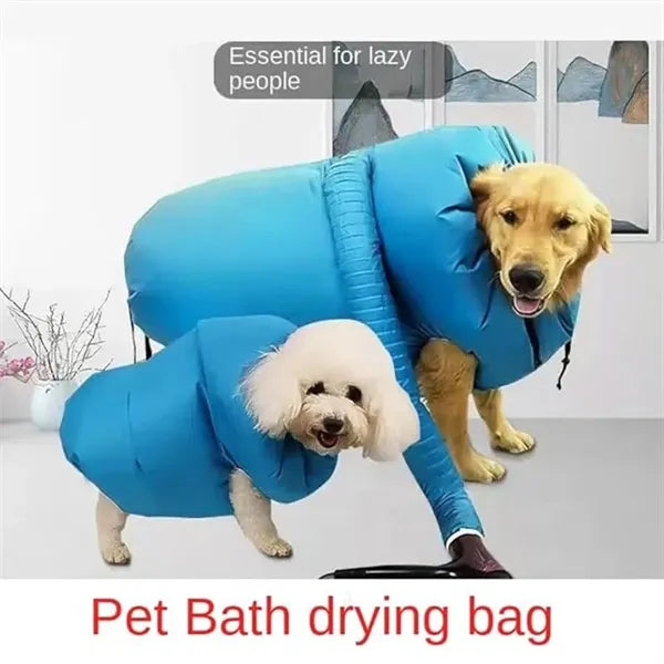 Hands Free Pet Drying Bag