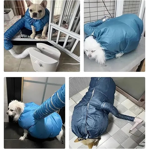 Hands Free Pet Drying Bag