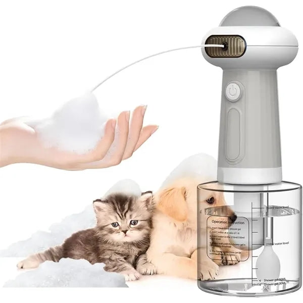 Pet Bath Foam Dispenser