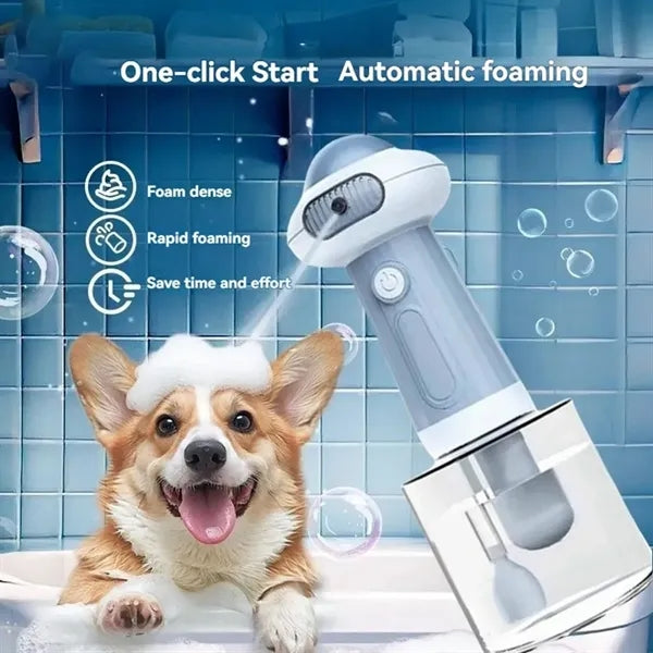 Pet Bath Foam Dispenser