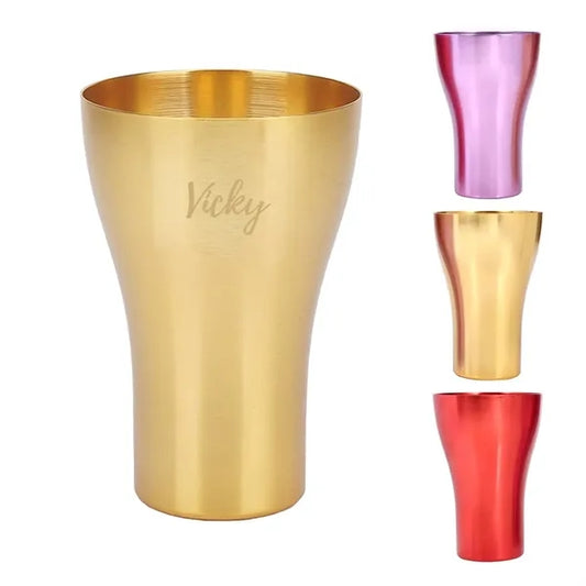 16 Oz. Disposable Recyclable Aluminum Cup Camping Party Mug
