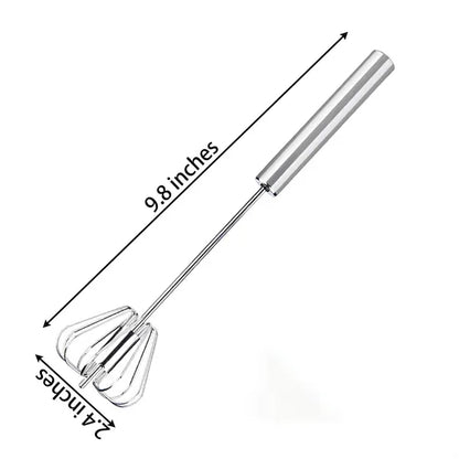 Stainless Whisk: Effortless Egg & Cream Mixer
