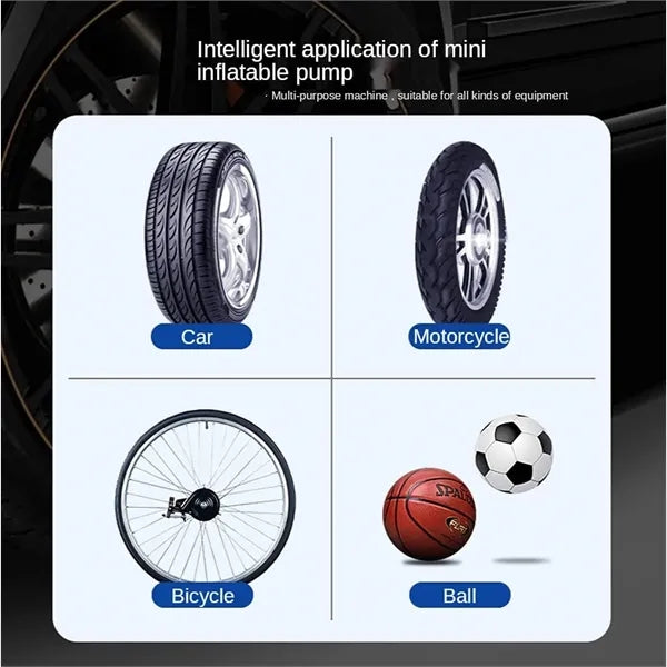 4,000mAh Portable Electric Tyre Inflator