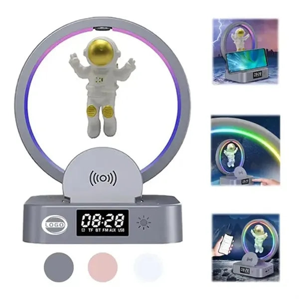 Magnetic Levitation Bluetooth Speaker Wireless Charging Alar