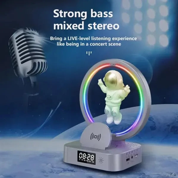 Magnetic Levitation Bluetooth Speaker Wireless Charging Alar