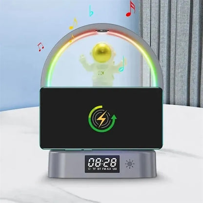 Magnetic Levitation Bluetooth Speaker Wireless Charging Alar