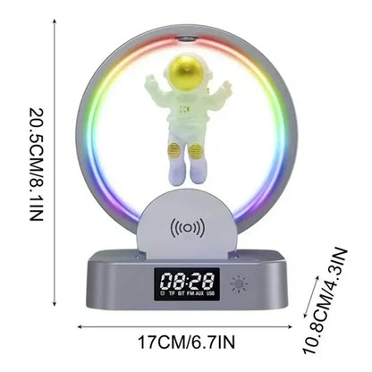 Magnetic Levitation Bluetooth Speaker Wireless Charging Alar