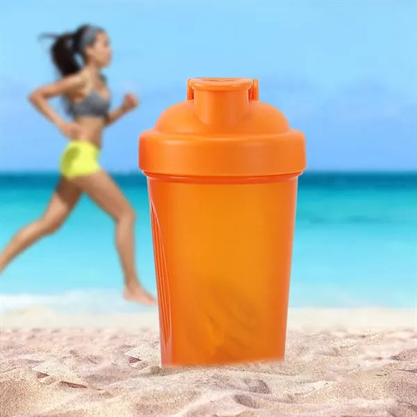 13.5-oz BPA-Free Shaker Bottle with Stainless Steel Mixer