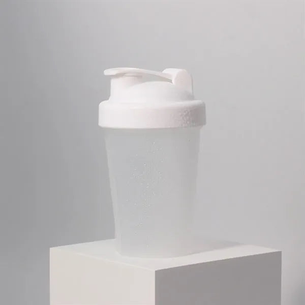 13.5-oz BPA-Free Shaker Bottle with Stainless Steel Mixer