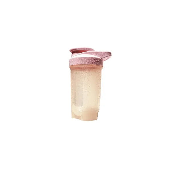 17-oz Shaker Bottle with Steel Whisk and Leakproof Lid