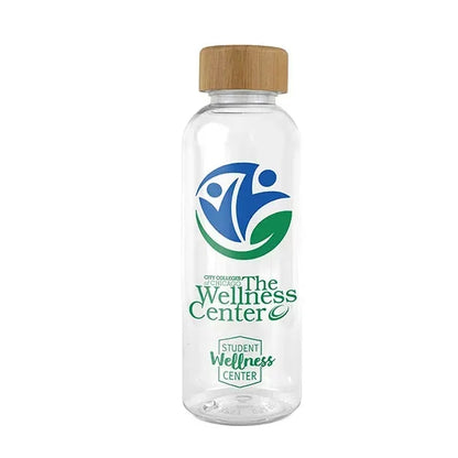 16 oz Recycled RPET Bottle With Bamboo Cap