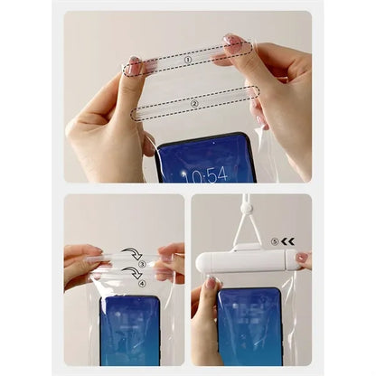 Waterproof Ultra Clear TPU Touchscreen-Friendly Phone Pouch