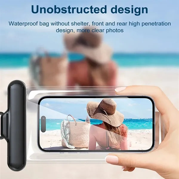 Waterproof Ultra Clear TPU Touchscreen-Friendly Phone Pouch