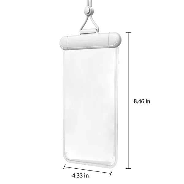Waterproof Ultra Clear TPU Touchscreen-Friendly Phone Pouch