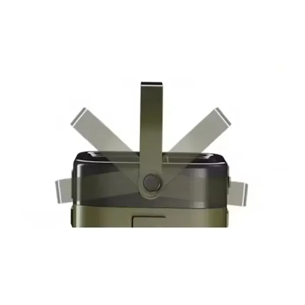 Collapsible Waterproof Solar Camping Lantern with Flashlight