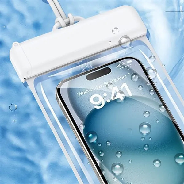 Waterproof Universal Clear Phone Pouch with Triple-Lock Seal