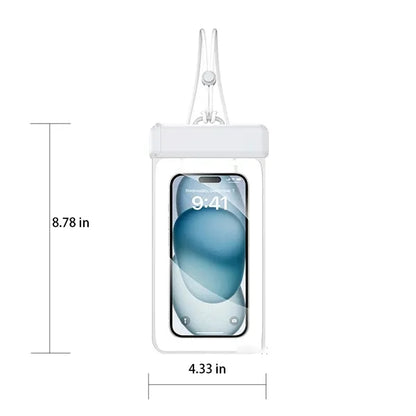 Waterproof Universal Clear Phone Pouch with Triple-Lock Seal