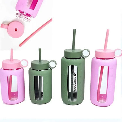 Outdoor Glass Cup With Silicone Sleeve