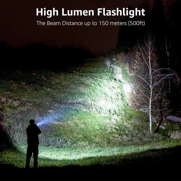 High Lumens LED Tactical Flashlight with Adjustable Focus
