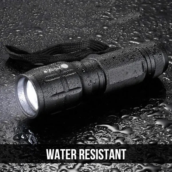 High Lumens LED Tactical Flashlight with Adjustable Focus