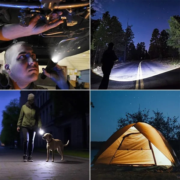 High Lumens LED Tactical Flashlight with Adjustable Focus
