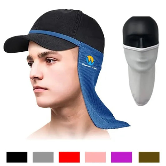 Breathable Wide Elastic Band UV Protection Neck Gaiter Hat