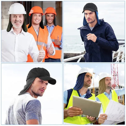 Breathable Wide Elastic Band UV Protection Neck Gaiter Hat