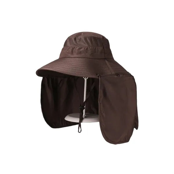 Lightweight Quick-dry Sun Hat with Detachable Neck Flap