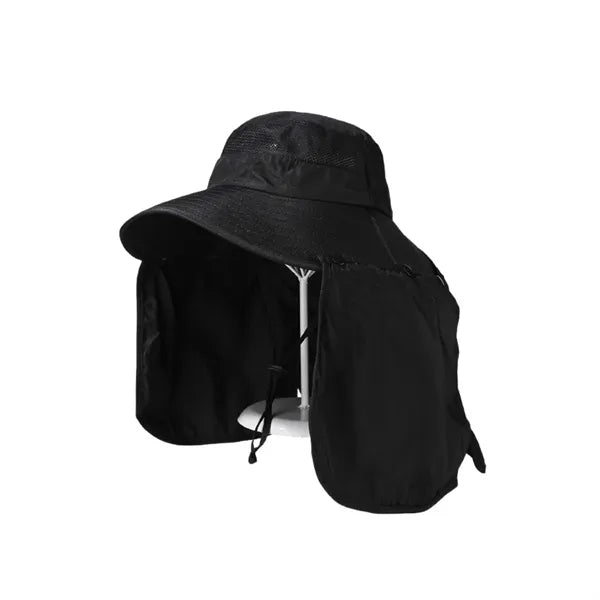 Lightweight Quick-dry Sun Hat with Detachable Neck Flap