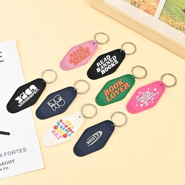 Plastic Hotel Keychain