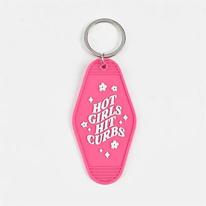 Plastic Hotel Keychain