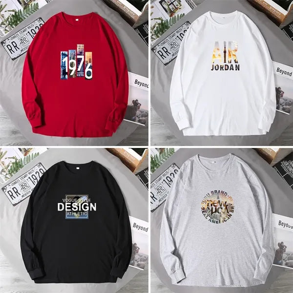 Cotton Long Sleeve T-Shirt