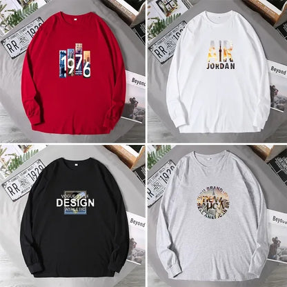 Cotton Long Sleeve T-Shirt