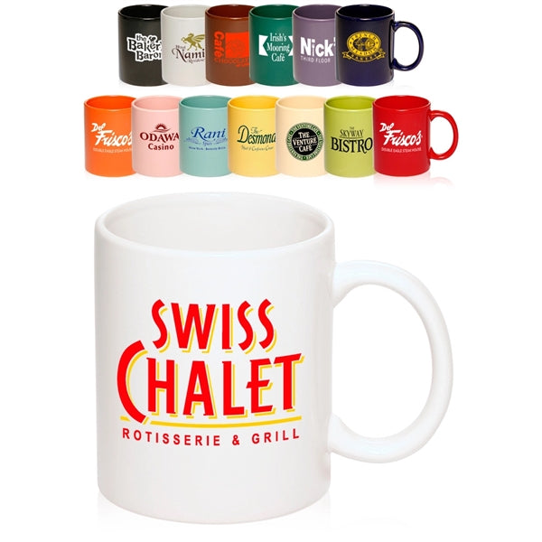 11 oz. C Handle Ceramic Mug