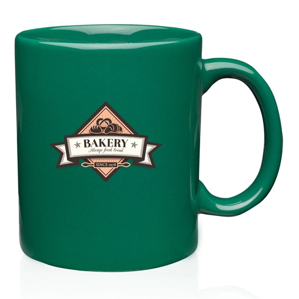 11 oz. C Handle Ceramic Mug
