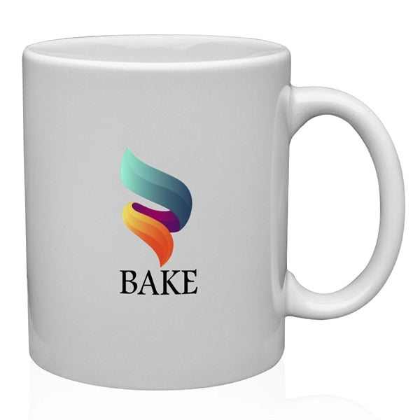 11 oz. C Handle Ceramic Mug