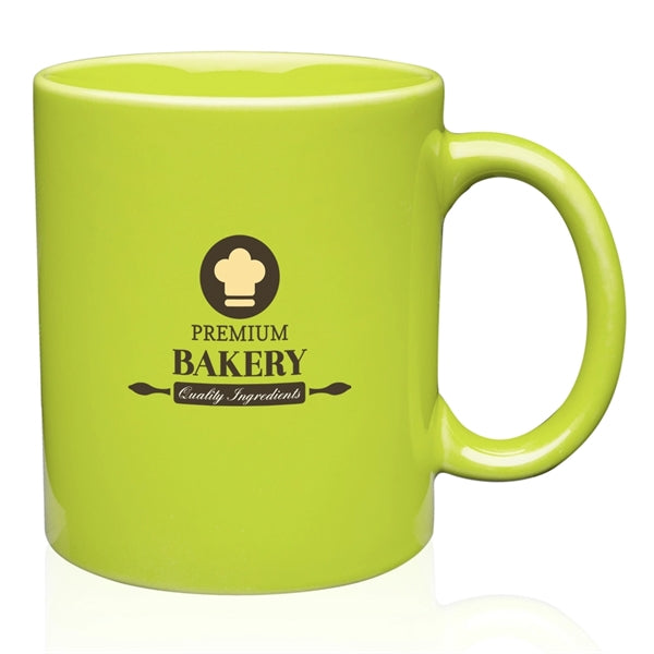 11 oz. C Handle Ceramic Mug