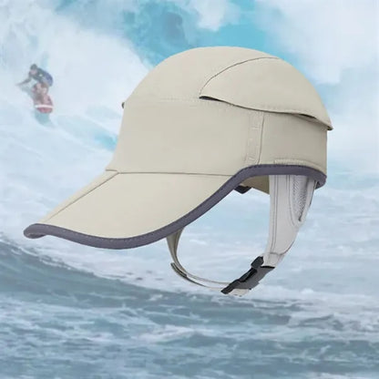 Durable Waterproof Breathable Baseball Cap with Chin Strap