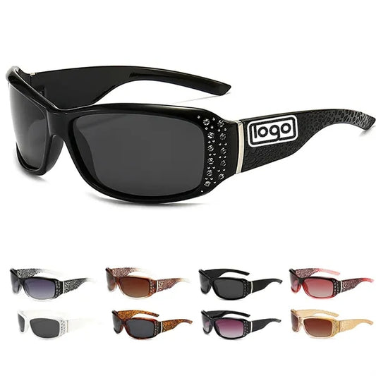 Vintage Chic Diamond-encrusted Sunglasses