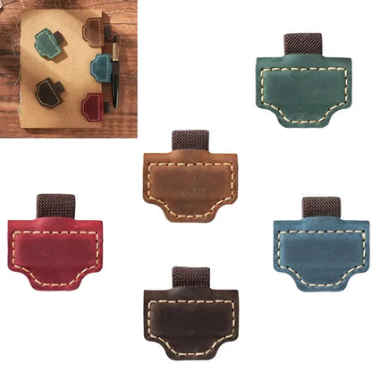 Magnetic Leather Bookmark