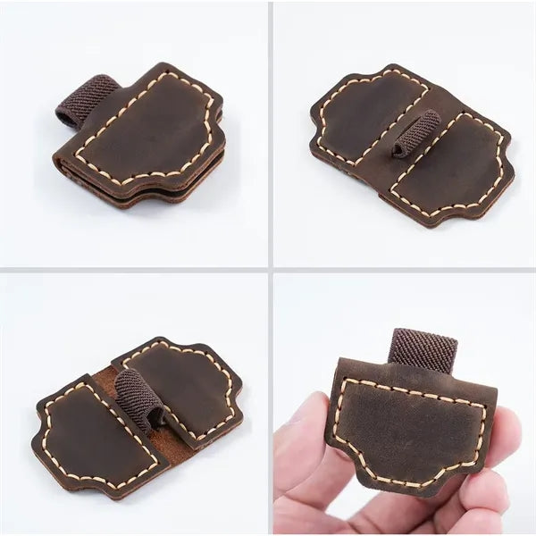 Magnetic Leather Bookmark
