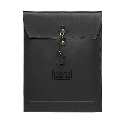 13'' PU Leather String Tie Closure A4 File Folder