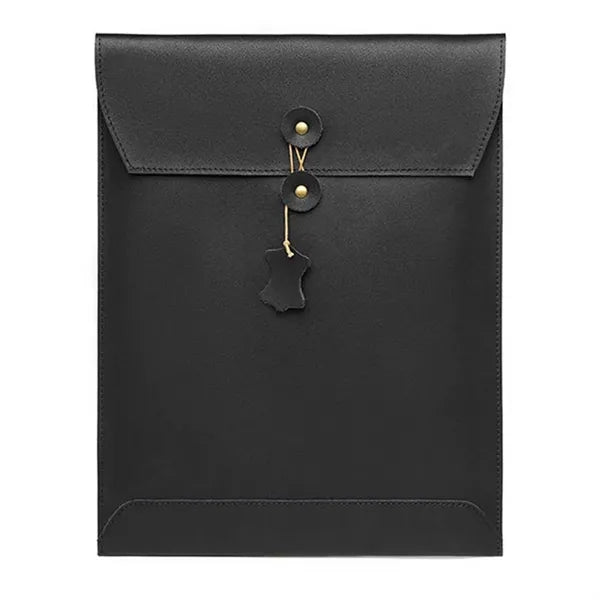 13'' PU Leather String Tie Closure A4 File Folder