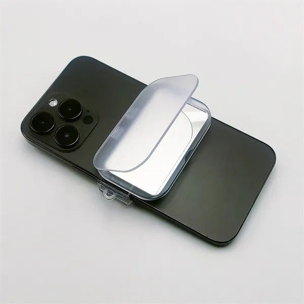 Retractable Phone Back Clip Flip Cover w/ Makeup Mirror